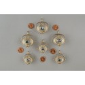 RA8057TSC Large Nantucket Basket With Scrimshaw Top Pendant